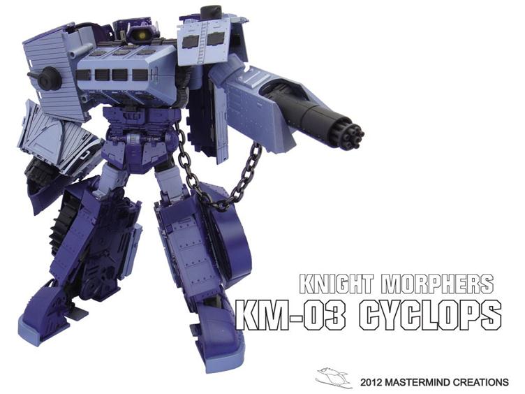 KM-03 Knight Morpher Cyclops - Preorders Open For Hearts of
